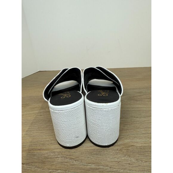 Seychelles Embark Heeled Sandals Women’s Size 8.5 White Summer Cross Straps - Picture 9 of 13
